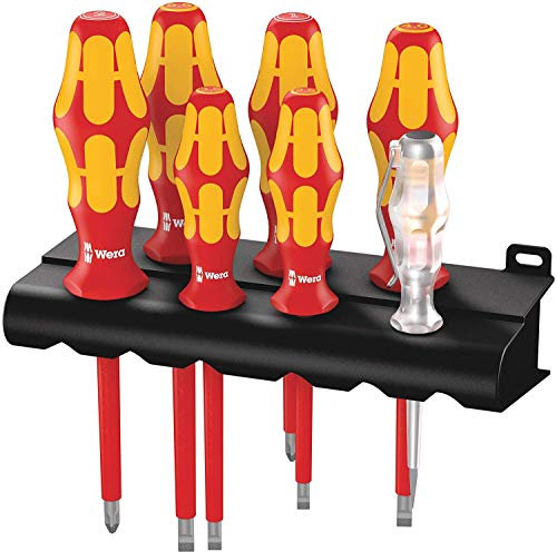 Wera Kraftform VDE Screwdriver Set of 7 4 x SL 2 x PH 1 x Volt