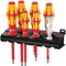 Wera Kraftform VDE Screwdriver Set of 7 4 x SL 2 x PH 1 x Volt