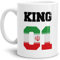 Tassendruck Flaggen-Tasse King - Iran - Pokal/Mug/Cup/Becher/WM/Pärchen/Paare/Freunde/Beste Qualität - 25 Jahre Erfahrung