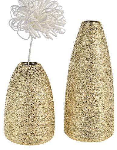 Casablanca Vase Osiris goldfarbenglasiertH.20cm