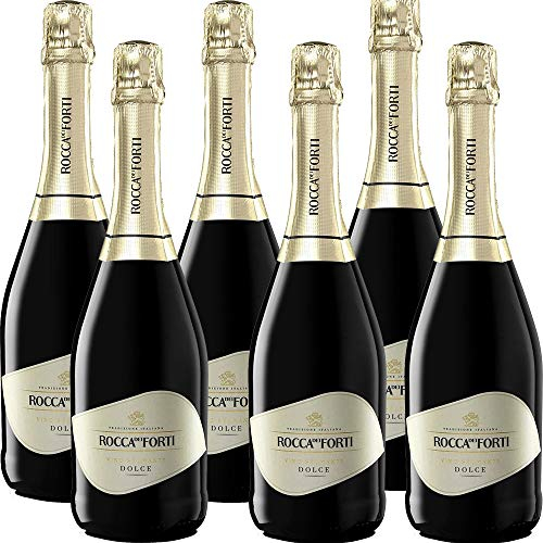 Vino Spumante Dolce | Rocca dei Forti | 6 Bottiglie 75 Cl | Idea Regalo
