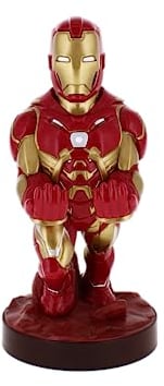 Cable Guys - Marvel Avengers Iron Man Gaming Accessories Holder & Phone Holder for Most Controller (Xbox, Play Station, Nintendo Switch) & Phone