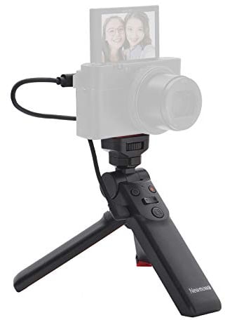Newmowa Leichte tragbare Fernbedienung Mini Stativ Handheld Shooting Grip für Sony ZV1 RX100 VII M1 M2 M3 M4 M5 M6 M7 A6000 a6100 a6300 A6400 A6500 A6600