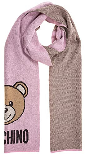 MOSCHINO sciarpa Teddy donna rosa