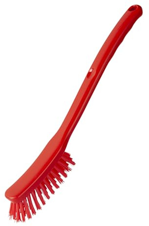 haug bürsten Stielbürste - in Rot einfarbig - Material: Körper Polypropylen & Borsten Polyester PBT - Hygienestandard: HACCP, Lebensmittelkonform - Maße: 295 x 25 x 55 mm - Made in Germany