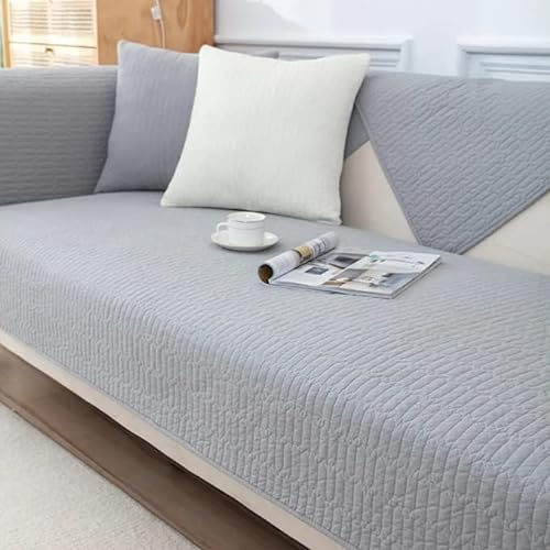 YHWW Sofabezug L Form Sofa Überwürfe Ecksofa Couchbezug 3/2/1 Sitzer Sofaüberwurf Baumwolle Quilten Sofahusse L Form/U Form/rutschfest Sofaschoner Hund Katze Sofa Abdeckung