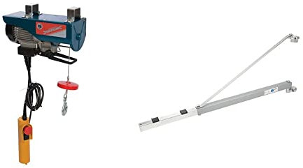 Silverline 500W Electric Hoist 250kg 500W UK (264782) & Hoist Support Arm 600kg max load (407455)