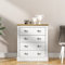 Galano Sufy 4-Drawer Chest – Wide Storage Cabinet for Bedroom, Entryway, or Living Room – Modern Chest of Drawers for Clothes & Organizing – White