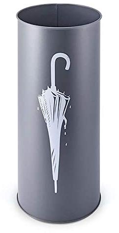 HIGOH Rata de para Umbralla el Paraguas Tiene un Soporte Duradero para Los Postes de Senderismo Y Es Largo con un Gancho Y una Bandeja de Goteo, una Rejilla Gris Redonda