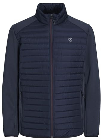 Jack & Jones Herren Hybridjacke Plus 12253852,Navy Blazer,5XL