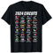 Formel 2024 Kalender für Rennwagenfans T-Shirt