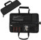 Chef Knife Roll Bag,Heavy Duty Oxford Knife Bag with 13 Slots,Easy Carry Handle and Shoulder Strap, Multi-Function Knives Case for Traveling Camping Hiking (Black)