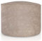 Aiire Sitzhocker Indoor aus Baumwolle - Pouf Hocker Rund 45x30cm - Sitzsack Fußstütze Hochwertiger, Pflegeleichter Sitzpuff - Fußhocker für Wohnzimmer und Schlafzimmer - Sitzpouf Beige