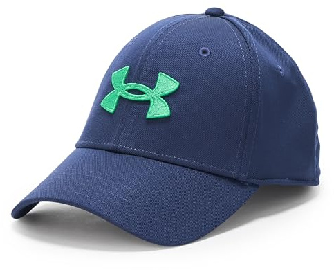 Under Armour Herren Blitzing Cap Stretch Fit, (412) Midnight Navy/Team Kelly Green, XL/XXL