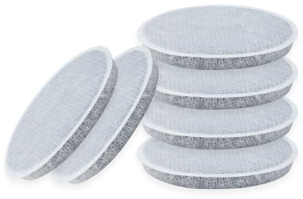 BAMBOOST Discs Water Filter Kompatibel mit Brita Fill and Go Water Filter Bottles Carafes,Reduzieren Sie Chlor, Partikel und andere Verunreinigungen 6 Stück