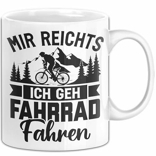 Mir Reichts Ich Geh Fahrrad Fahren Tasse Geschenk Für Fahrradfahrer Kaffee-Becher (Weiß)