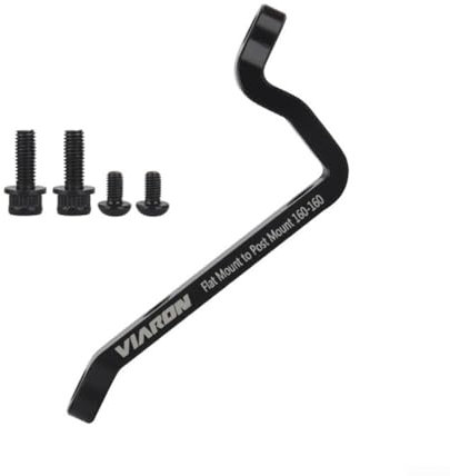 Bicycle Brake Caliper Mounting Adapter Post to Flat Mount Adapter for Mountain Bikes Suitable for 160mm Rotors