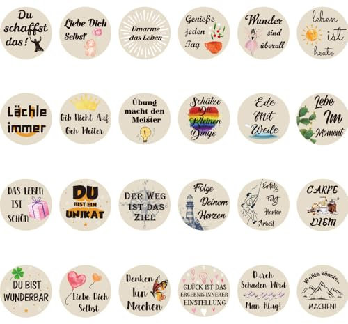 24 Adventskalender Füllung Frauen 2025 Kleine Geschenke Holz Motivationskarten Glücksbringer Prüfung Neujahrsgeschenke Tisch Deko Pocket Hug für Weihnachten Geburtstag Silvester