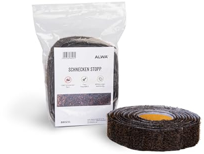 Alberts 880231 Schneckenband selbstklebend | schwarz | 3000mm x 40mm | Schneckenstopp | Schneckenabwehr für Topfpflanzen und Hochbeete | Schneckenschutz | Schädlingsbekämpfung