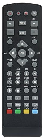 ALLIMITY Fernbedienung Ersatz passend für Skymaster Receiver DXH-240 DXH-290 DXH-300 XHD-210 XHD-270