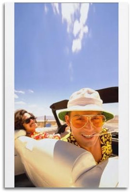 nshdahns Poster Fear And Loathing in Las Vegas, Johnny Depp2, Vintage-Kunst, Raumdekoration, ästhetisches Schlafzimmer-Poster für Schlafzimmer, 30 x 45 cm, ungerahmter Stil