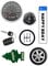 Edible print A4 Car driving theme Cake topper set cake decorations wafer/icing paper UNCUT - 17th Birthday - License plates (icing paper)