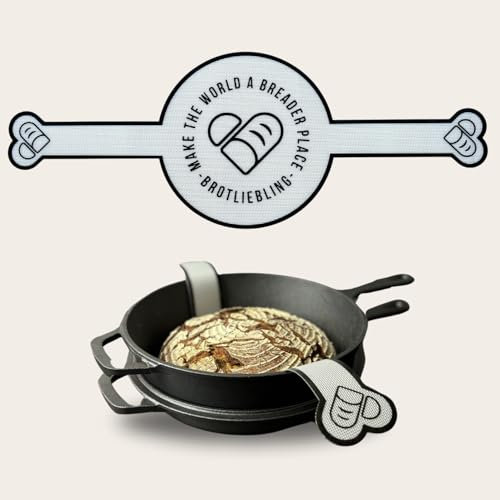 Brotschlinge aus Silikon zum Brotbacken von Brotliebling - Dauerbackmatte - Wiederverwendbar mit antihaftender Oberseite und abwaschbar