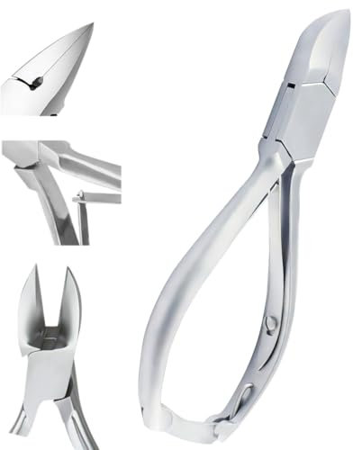 Professional Surgical Steel Nail Clippers & Nippers – 14cm Straight Blades Precision Tools Catch, Reusable Ingrown Toenail Care, Cuticle Trimming, Complete Nail Maintenance