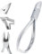 Professional Surgical Steel Nail Clippers & Nippers – 14cm Straight Blades Precision Tools Catch, Reusable Ingrown Toenail Care, Cuticle Trimming, Complete Nail Maintenance