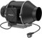 Brogachy 100mm Ventola Aspiratore Regolabile 363m³/h,3000 RPM Estrattore Aria Con Controllore di Velocità Variabile,Trifase EC Motore,Per Cantina, Garage, Cucina, Bagno, Tende da Coltivazion.