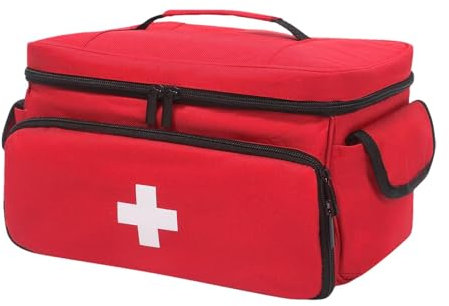 Klinische Tasche für Krankenschwestern, Pillenflaschen-Organizer, Zuhause, Gesundheit, Krankenschwestertasche, leer, tragbare Pillenflaschen-Aufbewahrungstasche für Hausbesuche,