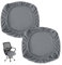 YZROHYI 2 Piezas Funda Silla Escritorio,Funda Sillón Oficina,Cubre Asientos para Sillas,Funda Silla Despacho Lavables,Funda Silla Ordenador Gaming,Office Chair Cover,Fundas Protectoras para Sillas