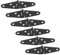 Sewroro 6 Pièces Charnières Robustes Lot de Charnières Triangulaires pour Portes de Jardin et Cabane avec Vis Accessoire Durable pour Portes et Fenêtres Extérieures
