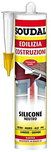 SILICONE EDILIZIA NEUTRO TRASPERENTE ML 300 SOUDAL