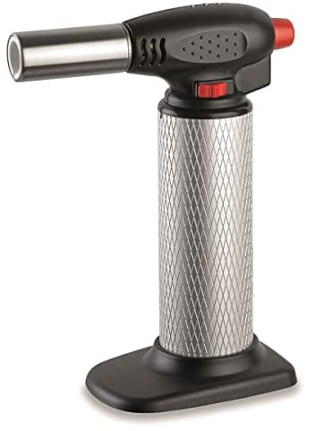 Kemper Soplete de Cocina Piezo Profesional Micro antorcha Gas Recargable – Todas Las Posiciones 360 °