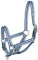 PFIFF 100996 Fohlenhalfter, Halfter für Fohlen Gestreift, Blau-Hellblau, Einheitsgröße