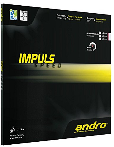 Andro Belag Impuls Speed, schwarz, 1,8 mm
