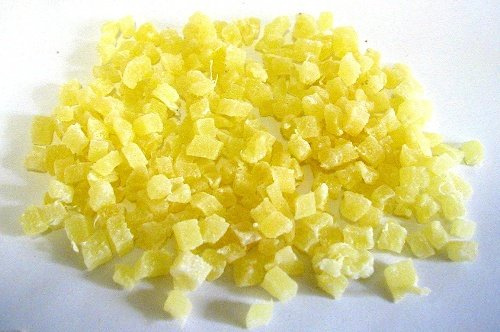 Ananas Stücke 1 kg für Müsli 5 mm ohne Schwefel Tee-Meyer
