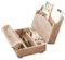 Loberon Tischsekretär Didier, Charmanter Vintage-Look, Handbearbeitet, Nostalgische Box, Aufbewahrung, Organizer, Mangoholz, Eisen, braun