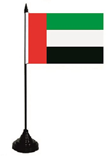 U24 Tischflagge Vereinigte Arabische Emirate VAE Fahne Flagge Tischfahne 10 x 15 cm