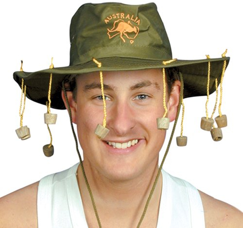 HENBRANDT Hat Australian With Corks for Fancy Dress Party Accessory