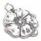 Poppy 2D Sterling Silber Charm-Anhänger .925 x1 Poppys Erinnerungsanhänger