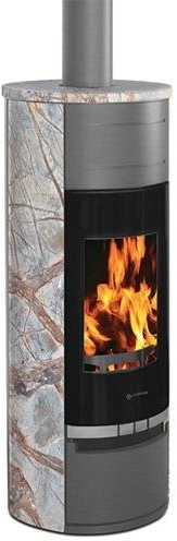 Kaminofen COLOR G2 Suprema FG (8,2 kW) Verkleidung Serpentino Korpus Braun