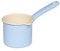 Riess, 0283-006, Schnabeltopf mit Stiel 9, CLASSIC - BUNT/PASTELL, Farbe Pastell-Blau, Durchmesser 9 cm, Höhe 11.4 cm, Inhalt 0.5 Liter, Emaille, Milchtopf, Induktion