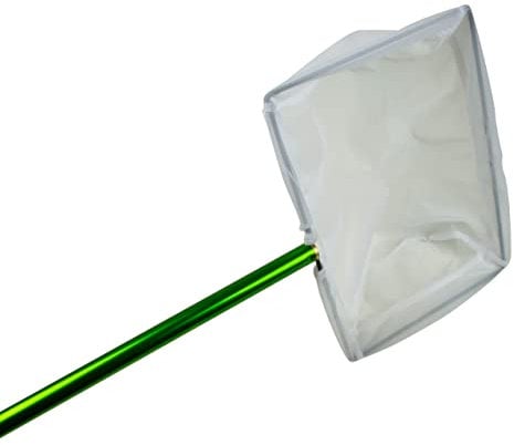 Other Pond Fish Net Fine 25x18cm (10x7) Handle 36, Clear