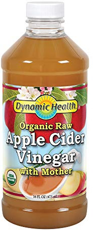 Dynamic Health Laboratories Apple Cider Vinegar with Mother Certified Organic, 16oz