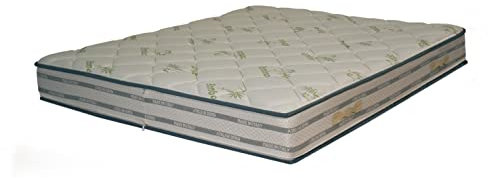 Supval Fodera Memory Bamboo Topper Super Comfort per materasso da 18 o 20 cm - Sfoderabile doppia cerniera - Lavabile (80x190x18)