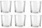 6 x 255ml Glass Drinking Water Juice Tumblers Glassware Set