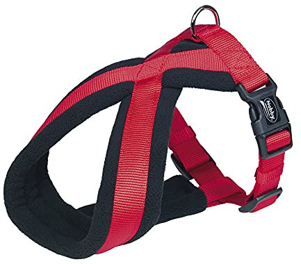 Nobby Komfort Geschirr Classic, rot Bauch: 60-90 cm, B: 10/20 mm, 1 Stück