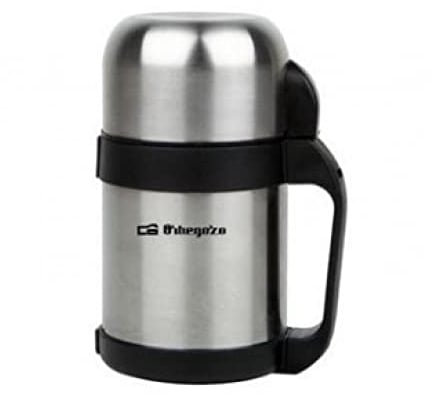 Orbegozo TRSL 750 - Termo para sólidos y líquidos, Fabricado Acero Inoxidable, Temperatura fría o Caliente, Taza Aislante térmicamente, 750 ml